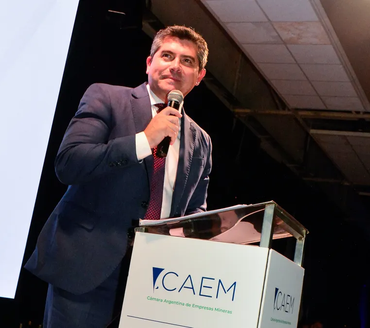 Marcelo Orrego en la Cámara Argentina de Empresas Mineras (CAEM)